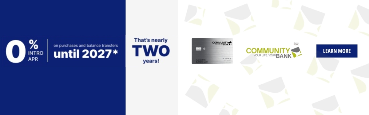 Community Bank Credit Card Promotion